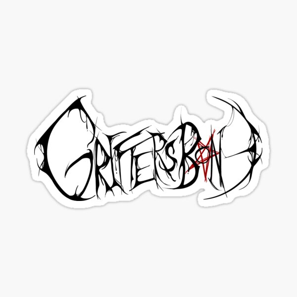 Item preview, Grifter's Bone Black Metal Logo designed and sold by crucigerglobus.