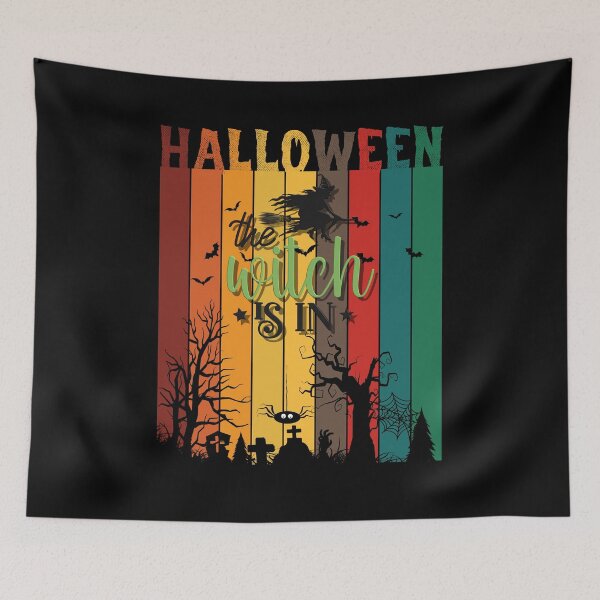 Item preview, Halloween, The Witch Is In, Colorful Sunset designed and sold by Sunmoonlove.
