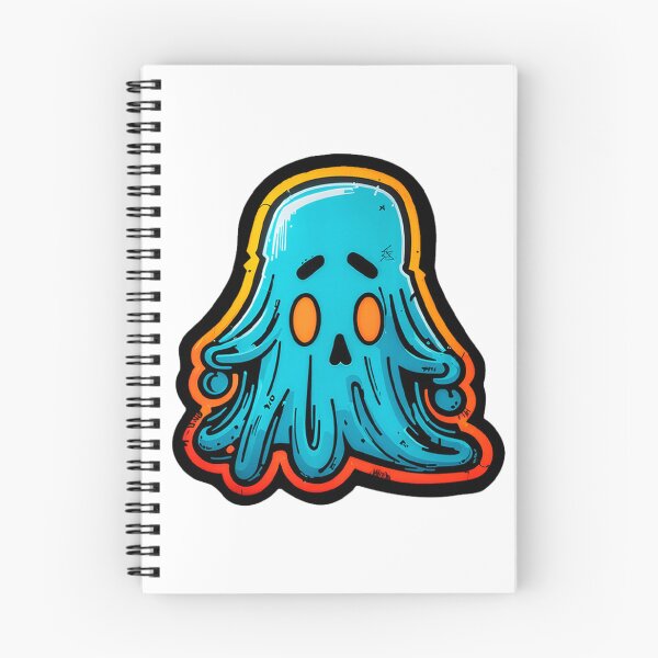 Item preview, Blue Octopus Ghost Sticker designed and sold by spikesNprints.
