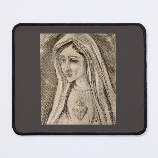 Item preview, Immaculate Heart of Mary designed and sold by paintingsbyk.