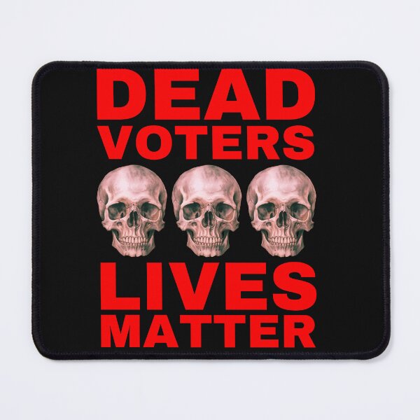 Item preview, Halloween Dead Voters Lives Matter hot red designed and sold by Hiremeamerica.