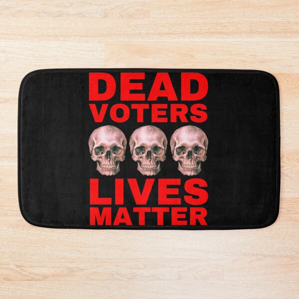 Item preview, Halloween Dead Voters Lives Matter hot red  designed and sold by Hiremeamerica.