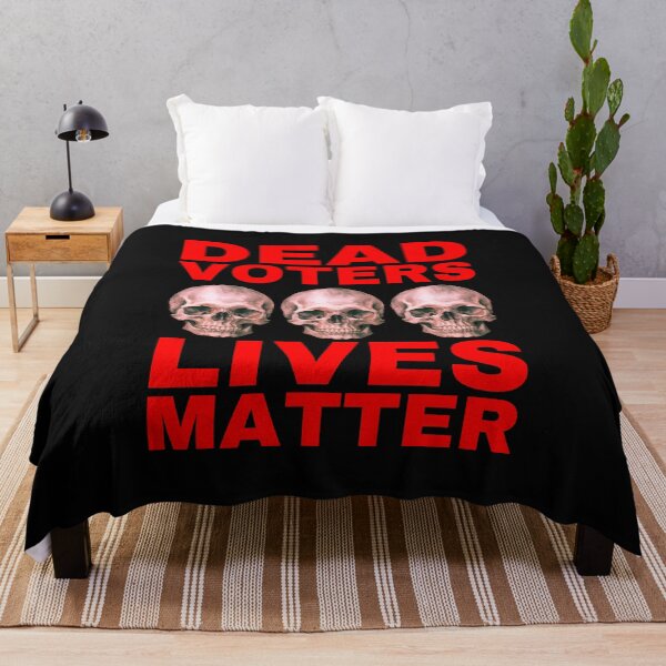 Item preview, Halloween Dead Voters Lives Matter hot red  designed and sold by Hiremeamerica.