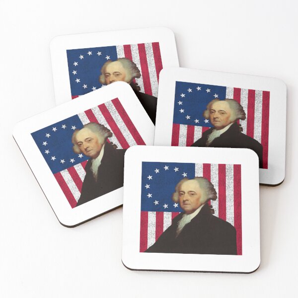 Item preview, John Adams and The American Flag  designed and sold by molantraun.