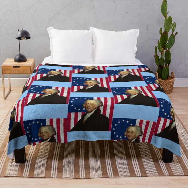 Aperçu de l'œuvre John Adams et le drapeau américain créée et vendue par molantraun.