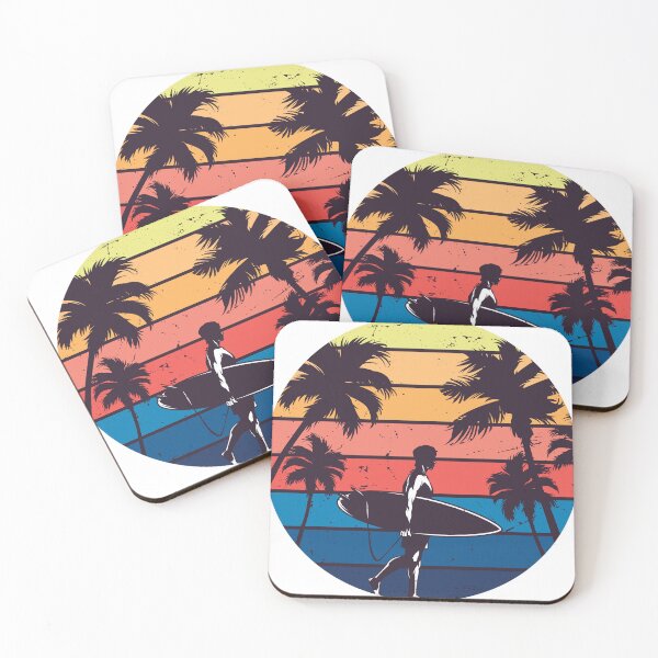 Item preview, Vintage Surfer and Palm Trees designed and sold by Islanr.