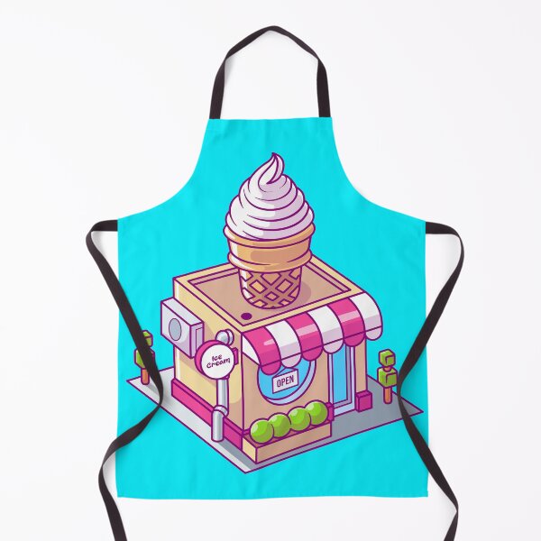 Item preview, Isometric Ice Cream Shop Building: A Sweet Treat for Your Design designed and sold by hjian8219.