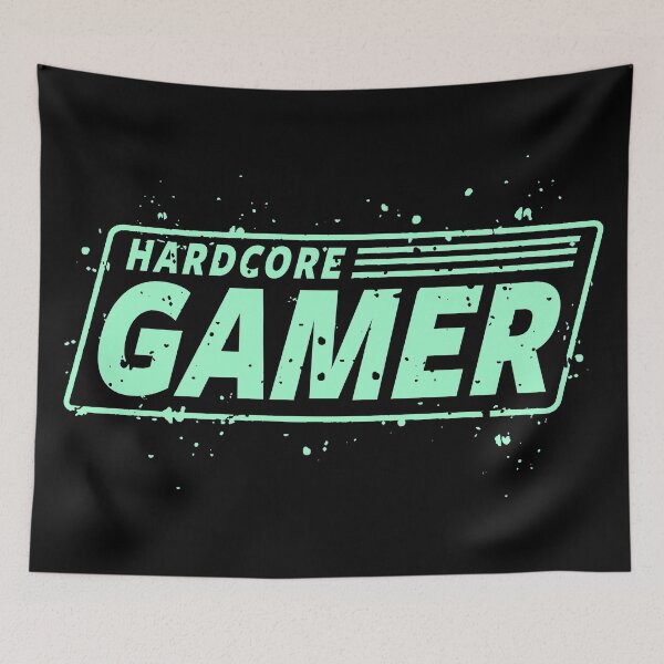 Item preview, GAMING - GAMER - HARDCORE GAMER designed and sold by ShirtWreck.