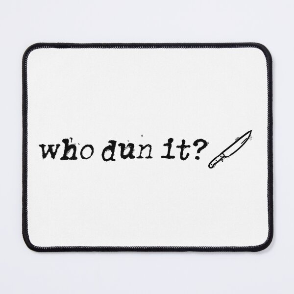 Item preview, who dun it? designed and sold by rainbowcatnip.
