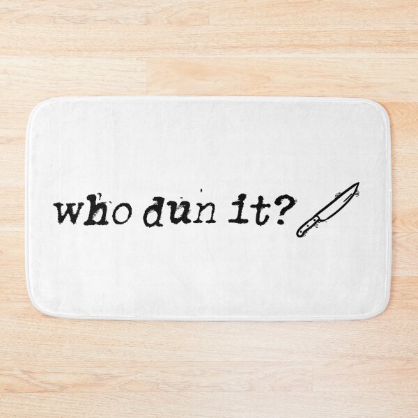 Item preview, who dun it? designed and sold by rainbowcatnip.