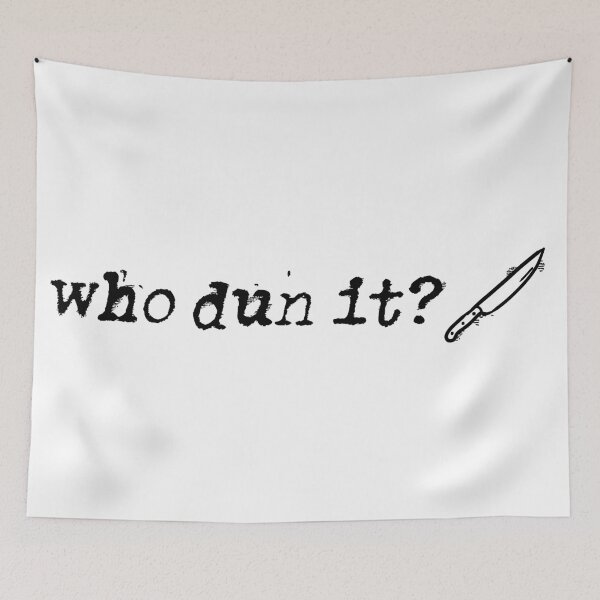 Item preview, who dun it? designed and sold by rainbowcatnip.