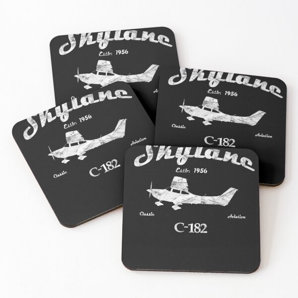 Item preview, 182 Skylane "Since 1956" Classic Aviation Airplane Pilot Vintage Design designed and sold by RealPilotDesign.