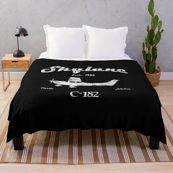 Item preview, 182 Skylane "Since 1956" Classic Aviation Airplane Pilot Vintage Design designed and sold by RealPilotDesign.