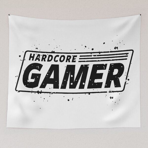 Item preview, GAMING - GAMER - HARDCORE GAMER designed and sold by ShirtWreck.