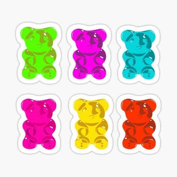 Gummy Bears Stickers for Sale