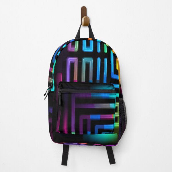 Item preview, Square Maze Pattern - Neon and Geometric Design designed and sold by alaa-mously.