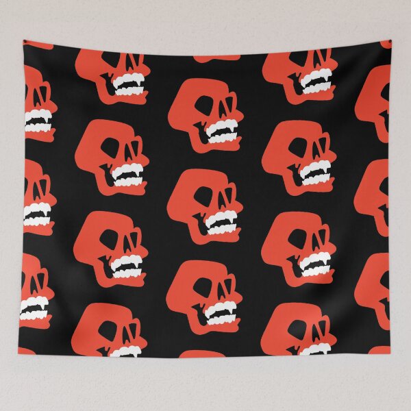 Item preview, Red Skull With Fangs designed and sold by Wes.