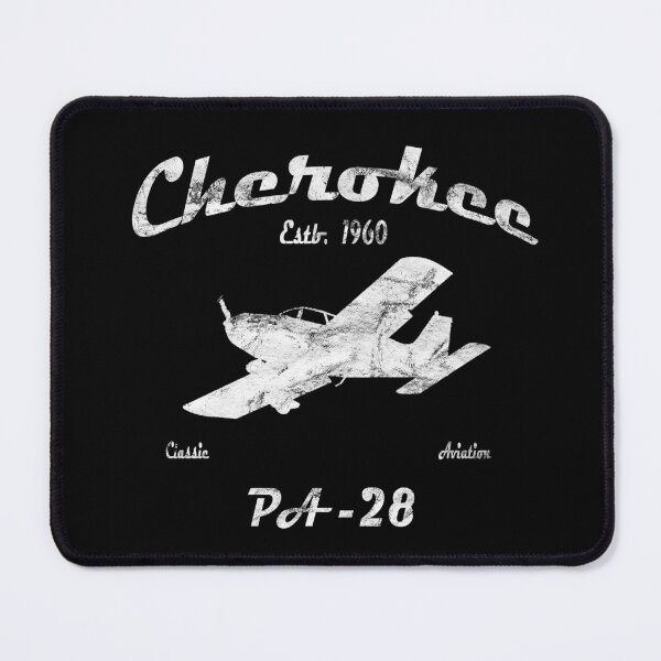 Item preview, PA28 Cherokee "Since 1960" Classic Aviation Airplane Pilot Vintage Design designed and sold by RealPilotDesign.