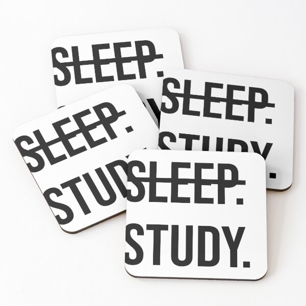 Item preview, EAT. SLEEP(NOT). STUDY. REPEAT designed and sold by Stocksjohn.