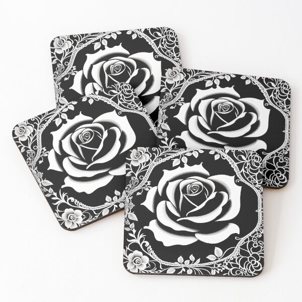 Aperçu de l'œuvre Rose noire 7 créée et vendue par Armozel.
