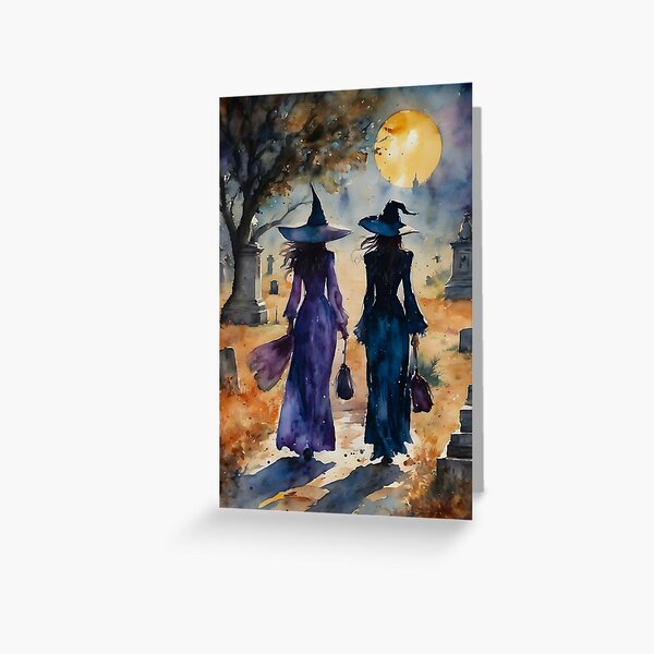 Item preview, Best Witches on Their Favourite Stroll designed and sold by Lyra The Lavender Witch.