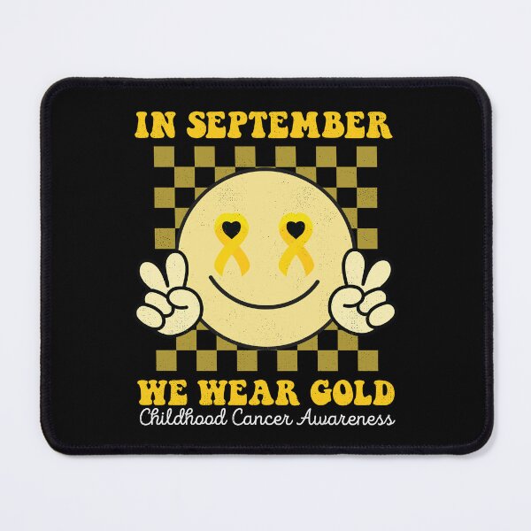 Item preview, Childhood Cancer Awareness Month Checkered Happy Cute Face  designed and sold by walks-of-style.