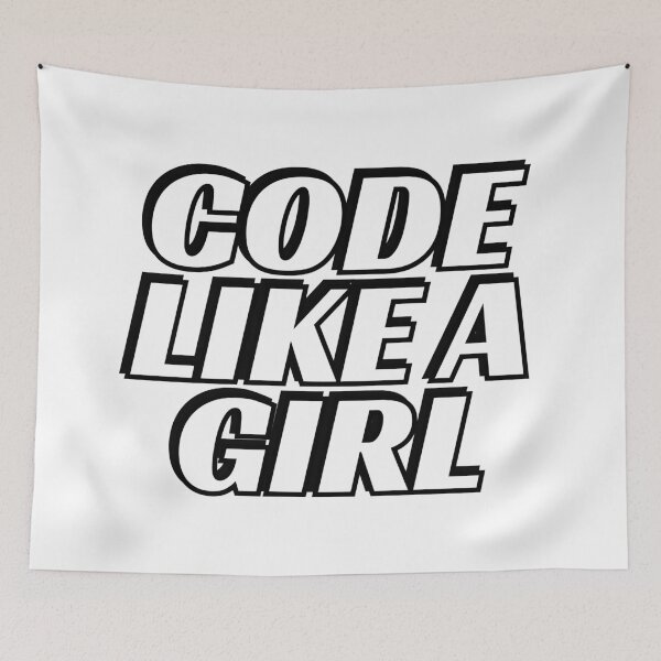 Item preview, Code Like A Girl - girls who code designed and sold by Inspirationmotivation.