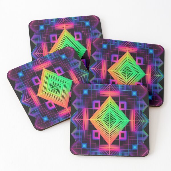 Item preview, Vibrant Geometric Symphony designed and sold by alaa-mously.
