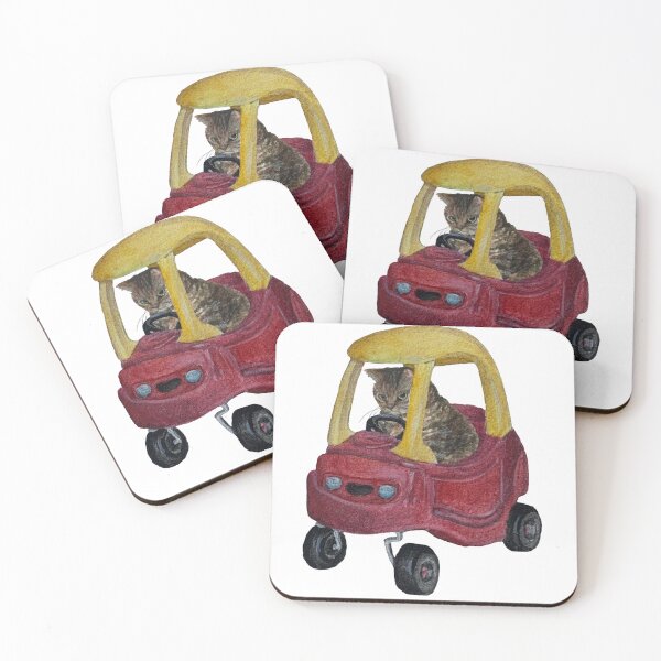 Item preview, Cat Driving designed and sold by paintedpalette3.