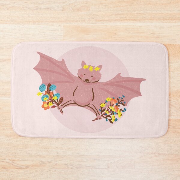 Item preview, Bat and Flowers designed and sold by Wlaurence.