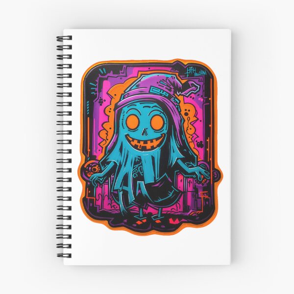 Item preview, Blue Witch Ghost Sticker designed and sold by spikesNprints.