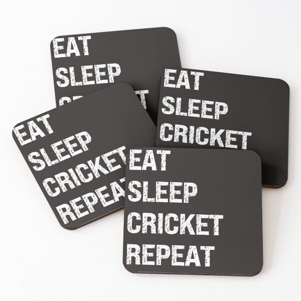 Item preview, Eat sleep cricket repeat designed and sold by ELOgift.