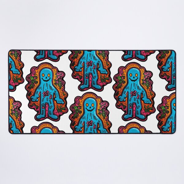 Item preview, Friendly Blue Ghost Sticker designed and sold by spikesNprints.