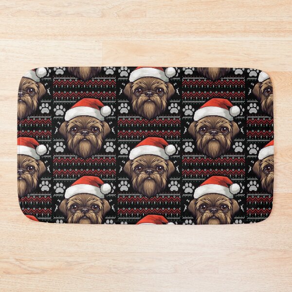 Artikelvorschau, Brussels Griffon Ugly Sweater Christmas entworfen und verkauft von rafaeltto.