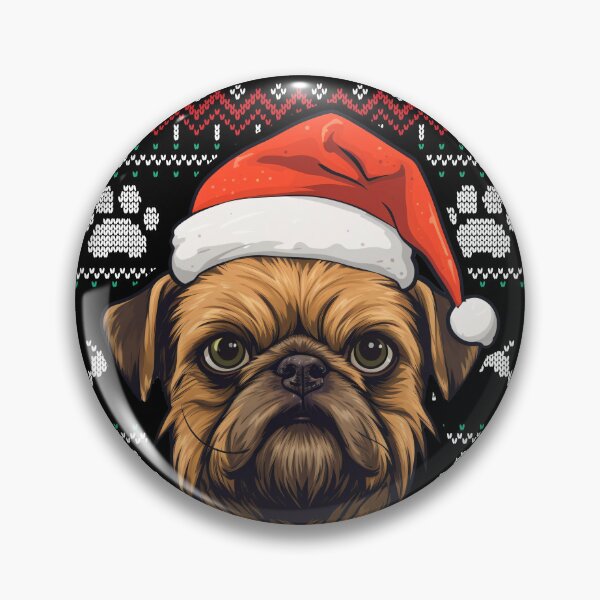 Artikelvorschau, Brussels Griffon Ugly Sweater Christmas entworfen und verkauft von rafaeltto.