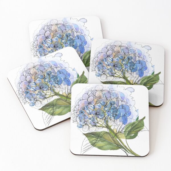 Item preview, Hydrangea Blue designed and sold by WiseArtyAnswers.