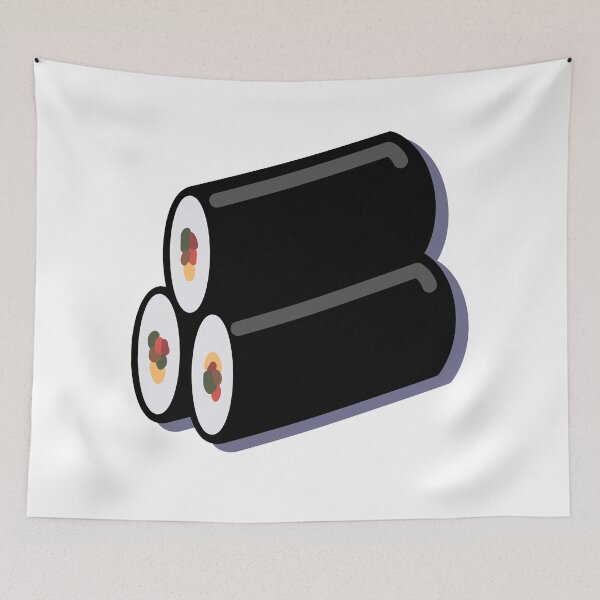 Item preview, Color Blocked Kimbap Rolls designed and sold by designdubu.