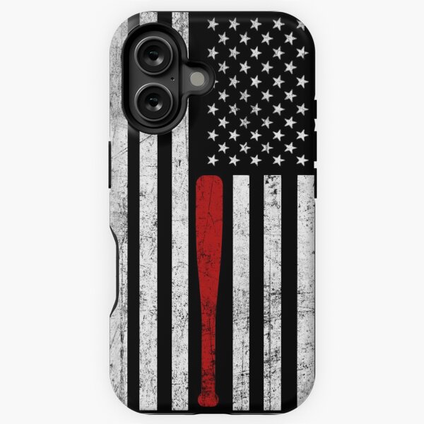 Item preview, USA Flag Themed Baseball Bat Fans T-Shirt - Gift for Baseball Players & Fans designed and sold by Klinta Lapsa.