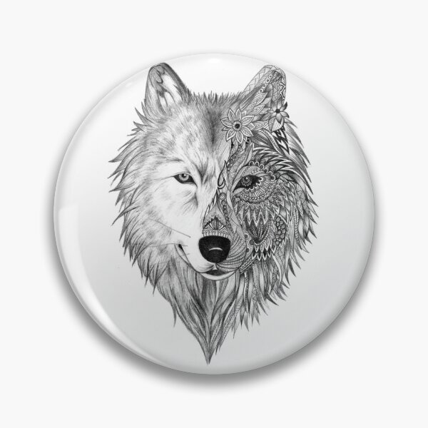 Item preview, Werewolf Therewolf, Tribal Tattoo Wolf designed and sold by ThreadGen.