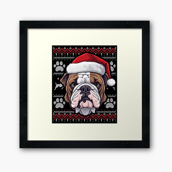 Artikel-Vorschau von Bulldog Ugly Sweater Christmas, designt und verkauft von rafaeltto.