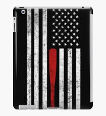 USA Flag Themed Baseball Bat Fans T-Shirt - Gift for Baseball Players & Fans iPad Case/Skin