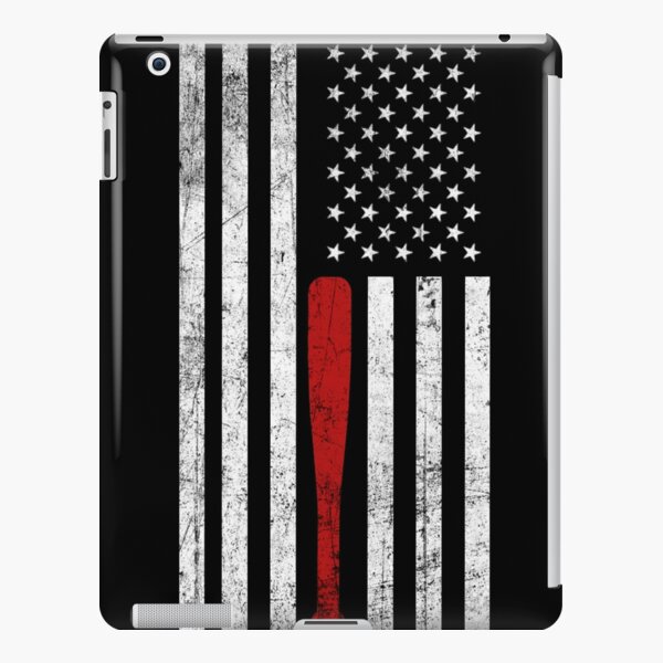 USA Flag Themed Baseball Bat Fans T-Shirt - Gift for Baseball Players & Fans iPad Snap Case