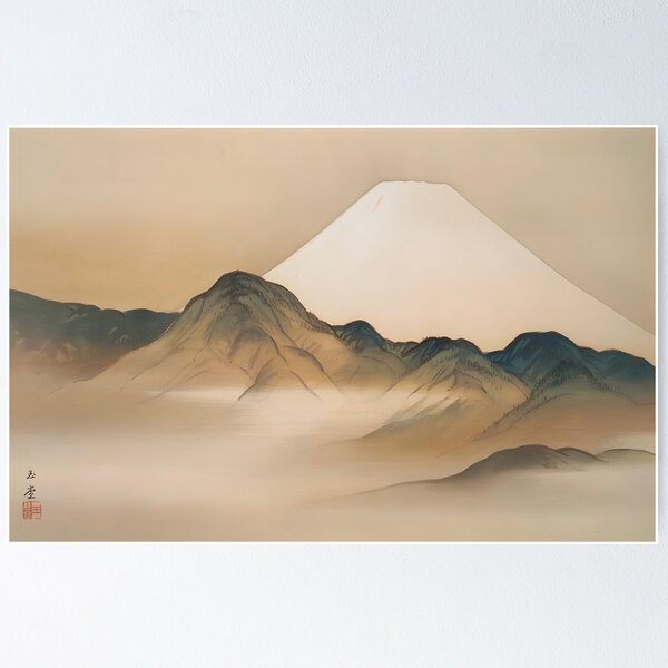 Item preview, Kawai Gyokudō – Mount Fuji in Early Spring designed and sold by LovableObjects.