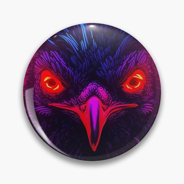 Item preview, Malevolent Cluck: Fiery Gaze designed and sold by Feathers & Futhark.