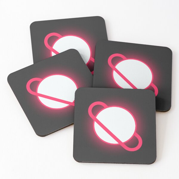 Artikelvorschau, Leuchtender Ringplanet – Rosa/Hell entworfen und verkauft von And-She-Flew.