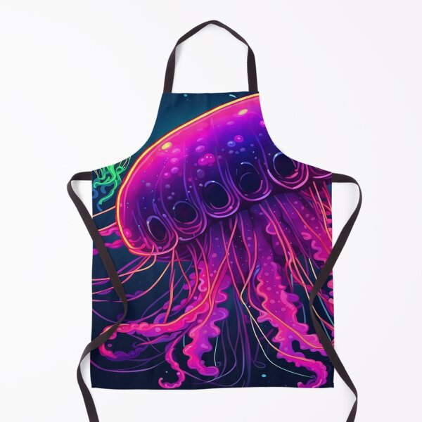 Item preview, Jellyfish Serenade: Enchanting Neon designed and sold by Feathers & Futhark.