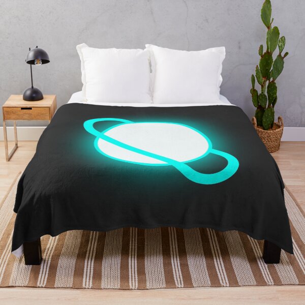 Item preview, Glowing Ring Planet - Blue/Light designed and sold by And-She-Flew.
