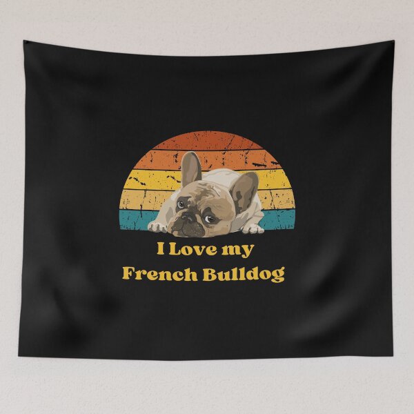 Item preview, I Love my French Bulldog  designed and sold by SyTcreations.