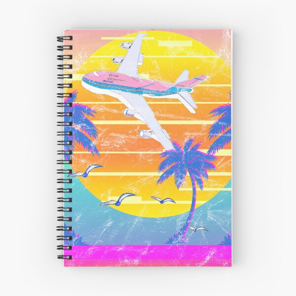 Item preview, Vaporwave Airliner Aviation Airplane Pilot Retro Vintage Design designed and sold by RealPilotDesign.