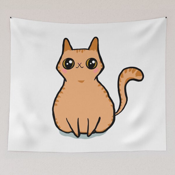 Item preview, Cute Light Orange Tabby Kitty designed and sold by makell-creates.